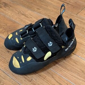 Evolv Optimus Prime Climbing Shoes - Black and Yellow
